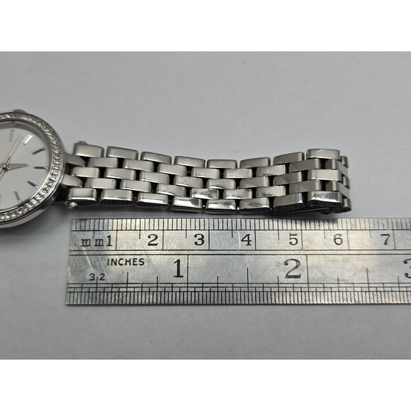 Michael Kors Mini Darci MK3294 Womens Silver Crystal Bezel 26mm New Battery main image 6